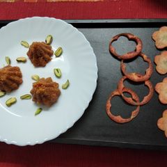 A picture of Gajar ka halwa without khoya and ghee.