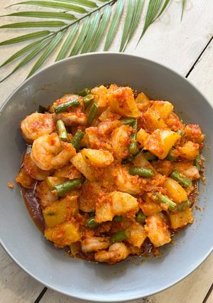 Foto resep Balado kentang udang