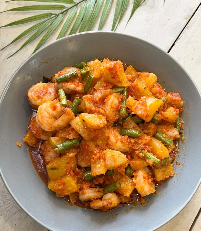 Foto resep Balado kentang udang
