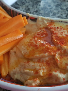 Una foto de Hummus de garbanzo casero