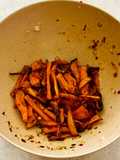 Garlic Spiced Yam Air Fries