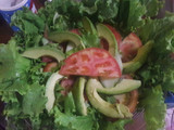 Ensalada verde con aguacate