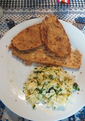 Una foto de Milanesas de berenjenas 😋