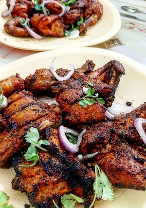A picture of Tandoori chicken.