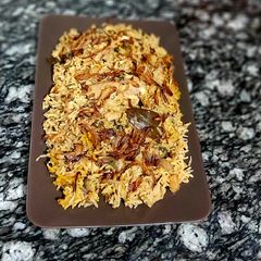 Kashmiri pulao A picture of Kashmiri pulao.