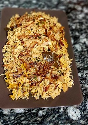 A picture of Kashmiri pulao.