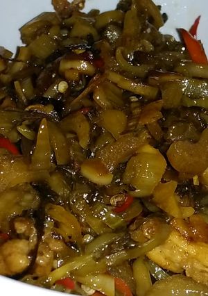 Foto resep Tumis sawi asin
