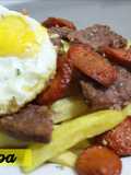 Salchipapa Casera