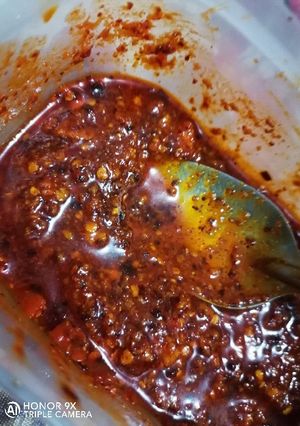 Una foto de Salsa de cacahuate