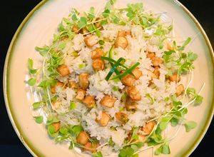 Hình của món Cơm chiên ớt xanh.