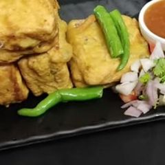 Pavbhaji pakoda A picture of Pavbhaji pakoda.