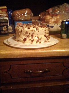 A picture of hummingbird cake.