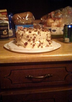 A picture of hummingbird cake.
