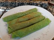 Una foto de crepas saladas