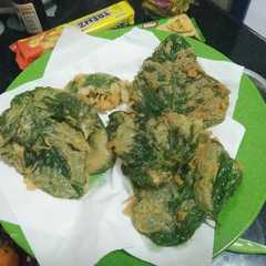 A picture of KERIPIK BAYAM cemilan sehat SEDERHANA.