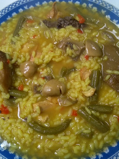 Una foto de Arroz caldoso de otoño