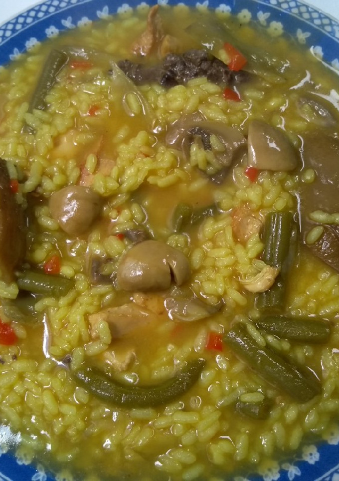 Una foto de Arroz caldoso de otoño