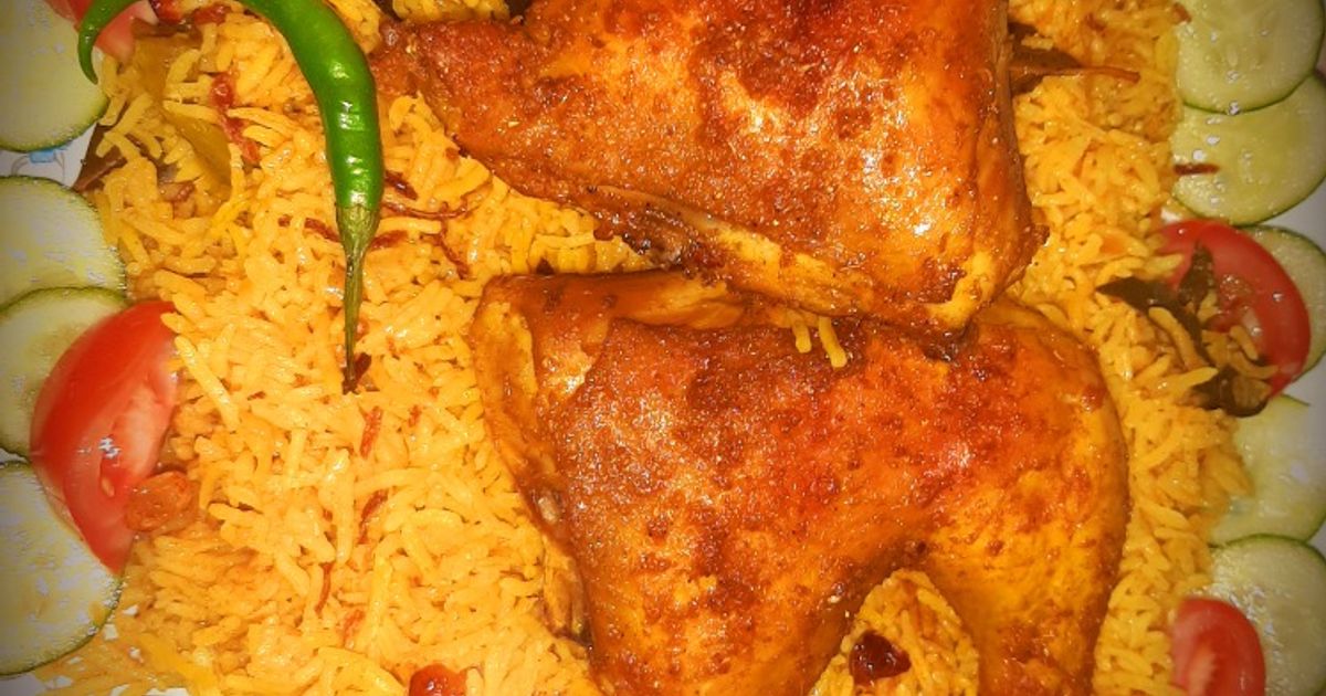 Macbus Chicken Rice Chicken Machboos Recipe by tanveer sayed - Cookpad