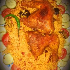 A picture of Chicken Machboos.