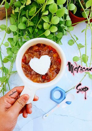 Hình của món Mexican soup.