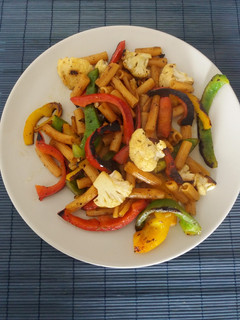 Una foto de Pasta colorines