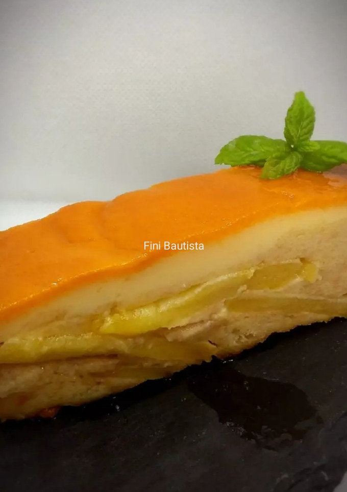 Una foto de Pudin de manzana