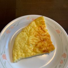 A picture of Keto village Greek cheese pie.