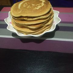 A picture of Orange 🍊 pancakes.