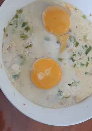 Hình của món Trứng chưng thịt.