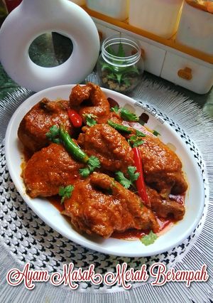 Gambar Ayam Masak Merah Berempah