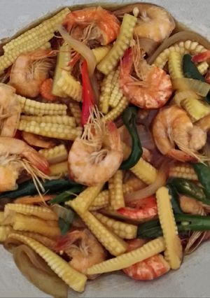 Foto resep Tumis Udang Putren Saos Tiram