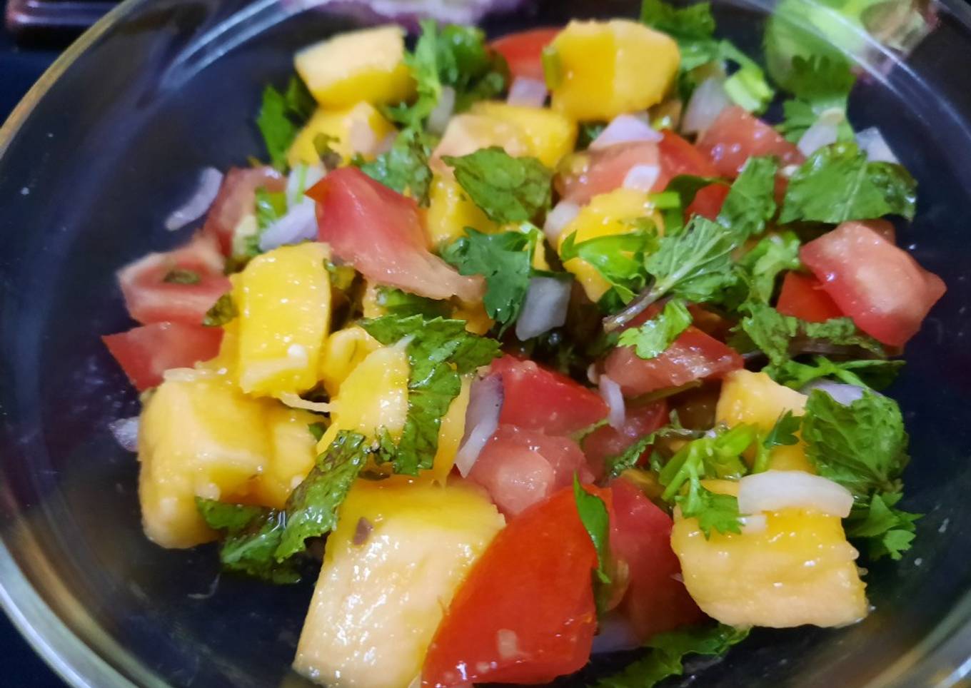 Simple mango salsa