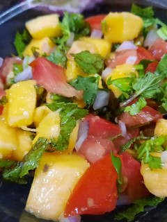 A picture of Simple mango salsa.