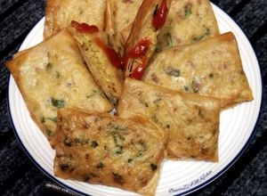 Foto resep Martabak Mie Kornet Keju