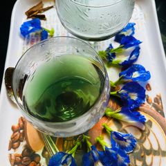 A picture of Butterfly peas Tea.