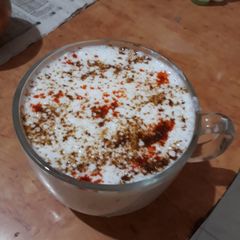 A picture of Masala Chach (butter milk).