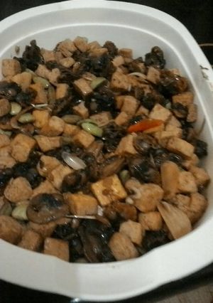 Foto resep Tumis kerang dara plus tahu dan pete