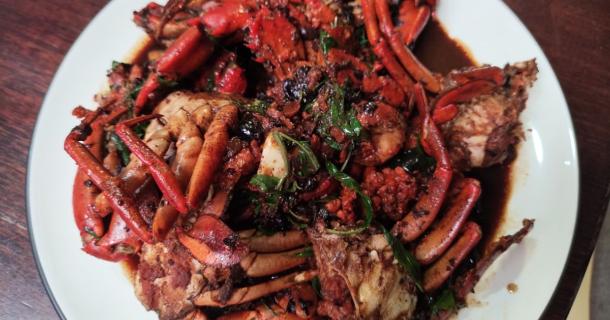 Kepiting kecap kemangi