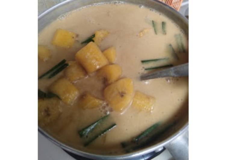 resep cara buat Kolak Susu Pisang Tanduk