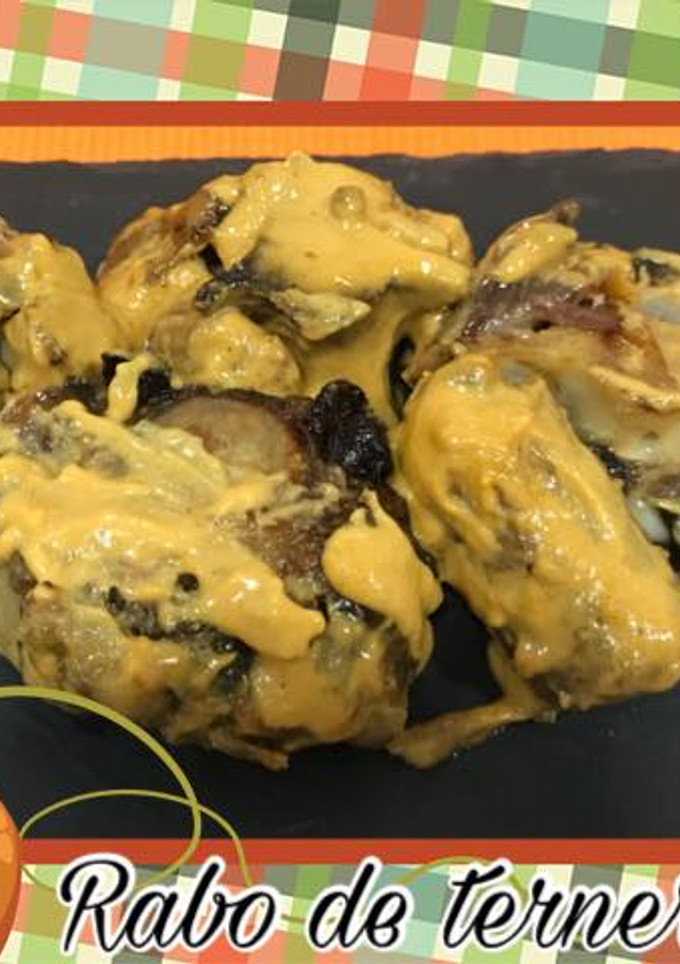 Una foto de Rabo de ternera en salsa en crock-pot