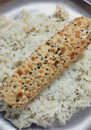 A picture of Jeera rice.
