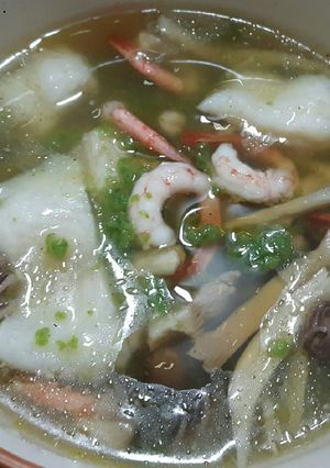 翡翠海鮮羹湯 的食譜成品照片