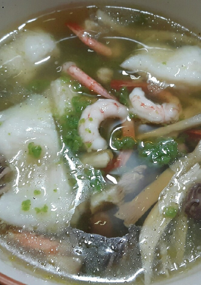 翡翠海鮮羹湯 的食譜成品照片