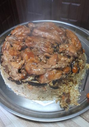 صورة لوصفة مقلوبه وطعم خرافي