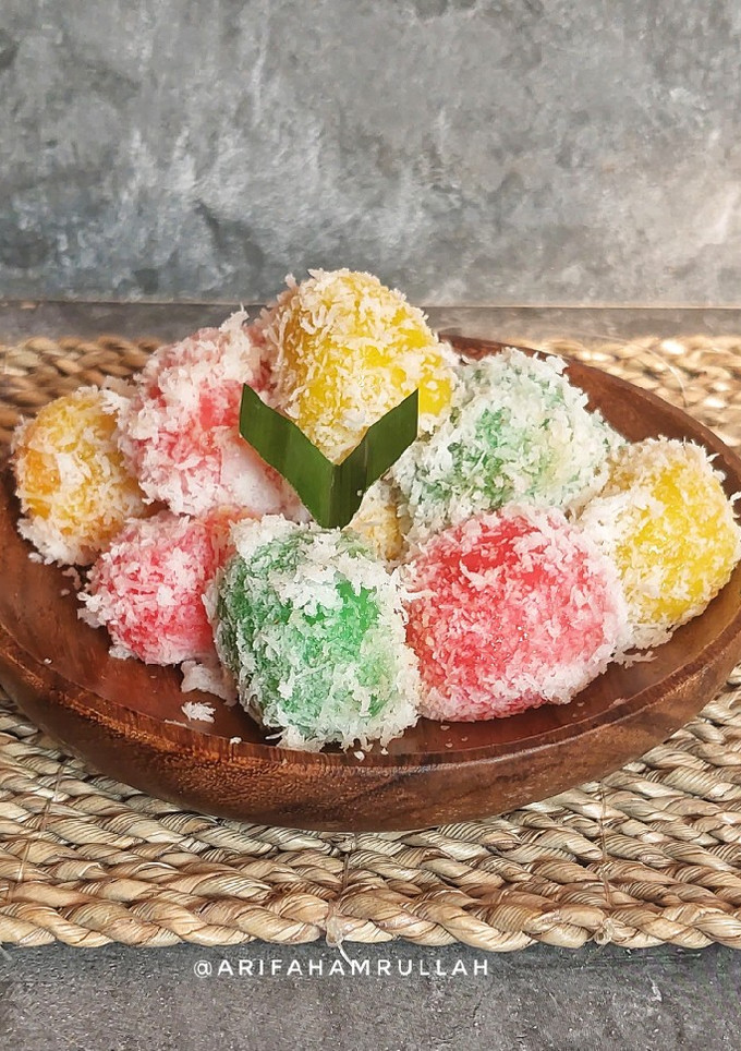 Foto resep Klepon Warna Warni