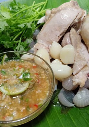 รูปของ ไก่นึ่งสมุนไพร