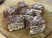 Una foto de turrón quaker con cacao sin dulce de leche