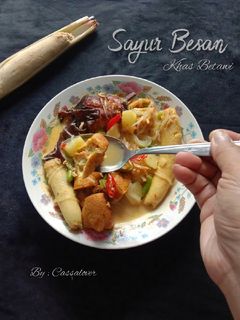 Foto resep Sayur Besan Khas Betawi