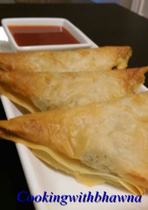 A picture of Puff – Spicy Mashed potato filling in crispy puff pastry sheets.