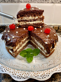 Foto principal de Tarta de chocolate y coco